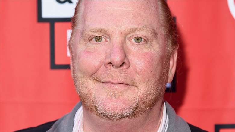 mario batali with beard stubble