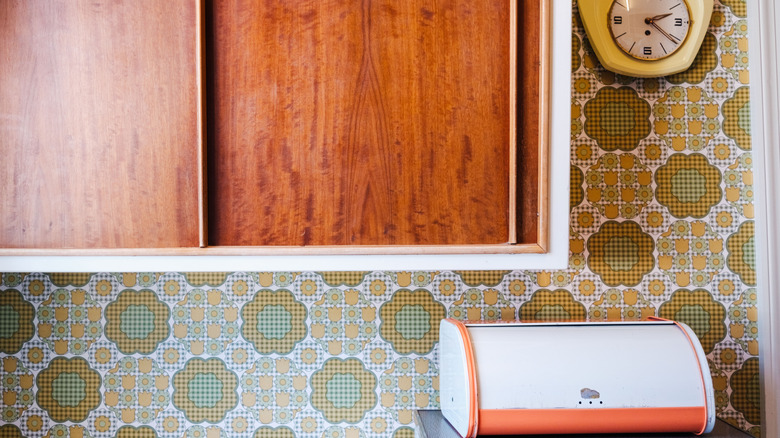 70s kitchen cabinets and decor