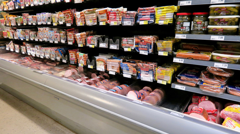 Deli meat aisle