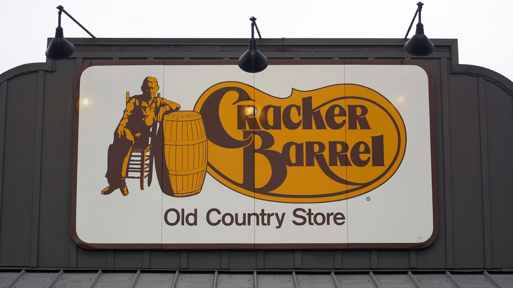 Cracker Barrel sign