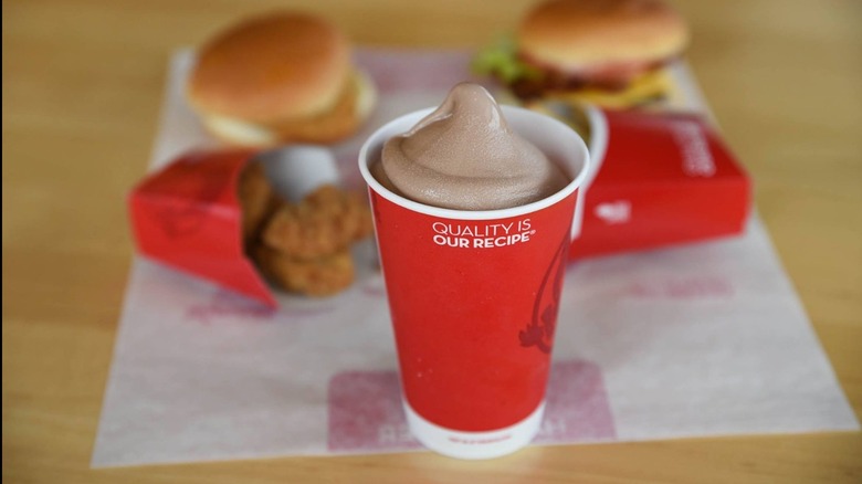 wendy's frosty and meal