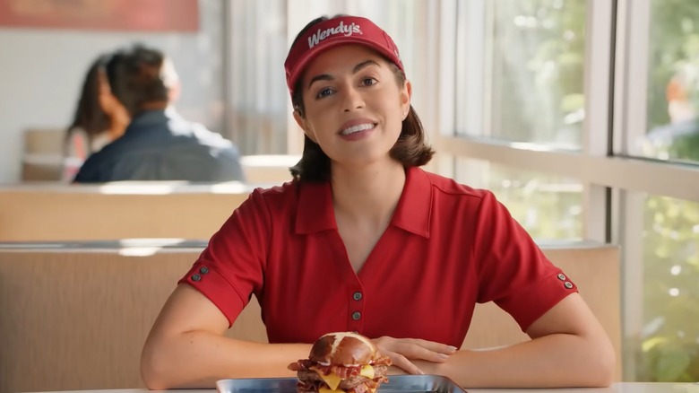 Kathryn Feeney in Wendy's commercial