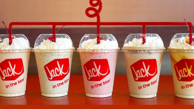 shakes at Jack in the Box
