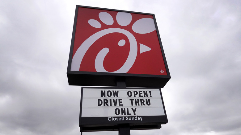 Chick-fil-A outdoor signage