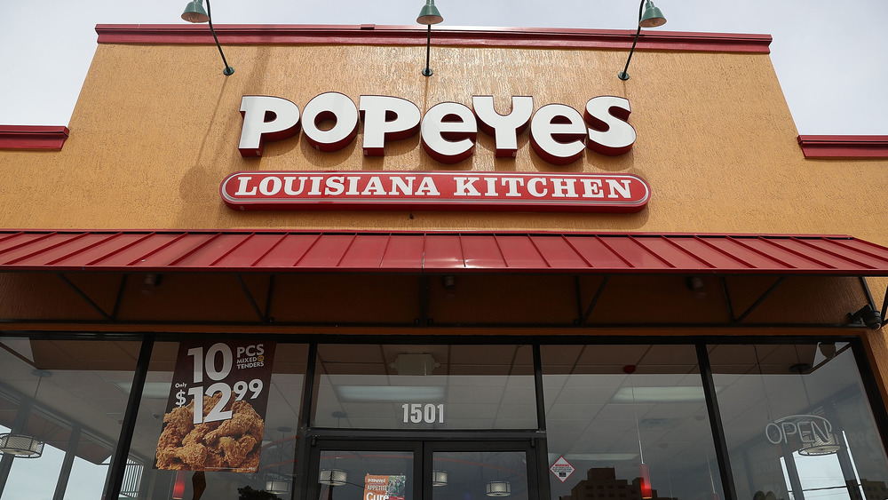 Outside of a Popeyes