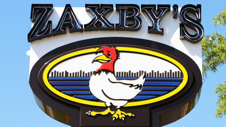 A Zaxby's fast food chain sign