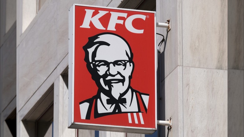 A KFC sign 