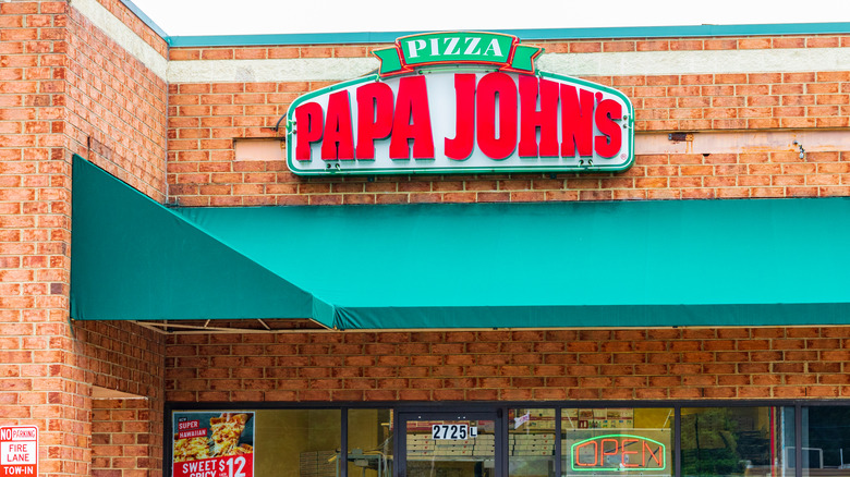 Papa John's exterior