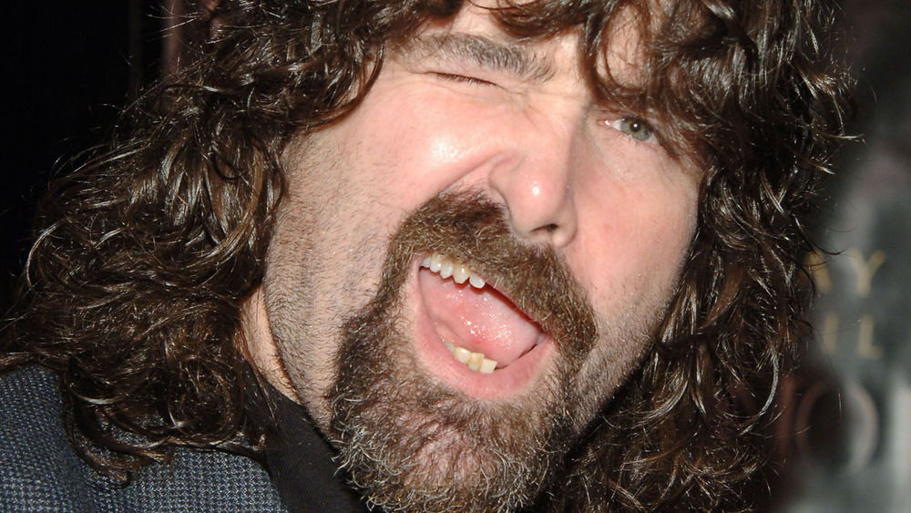 Mick Foley winking
