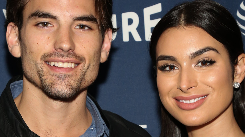 Jared Haibon and Ashley Iaconetti smiling