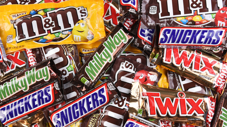 Halloween candy bars