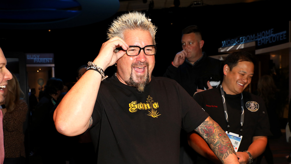 Chef Guy Fieri wearing glasses