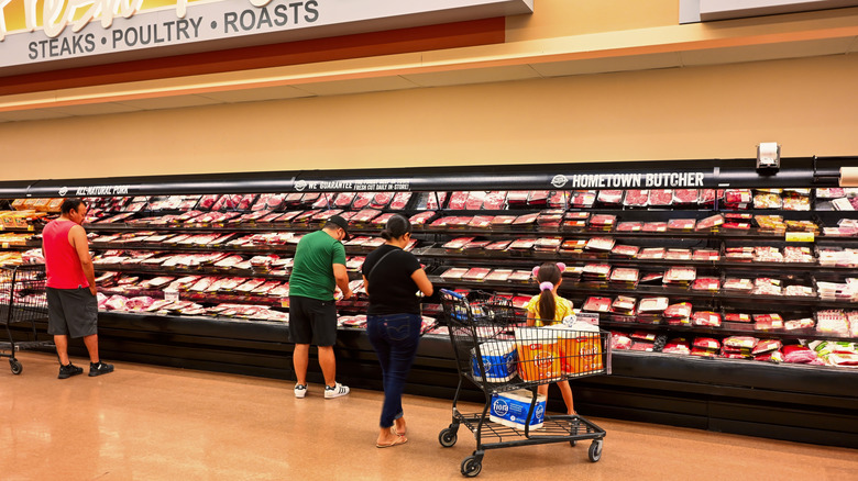 Albertsons meat section