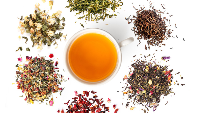 Variety of teas