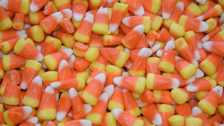 Pile of candy corn