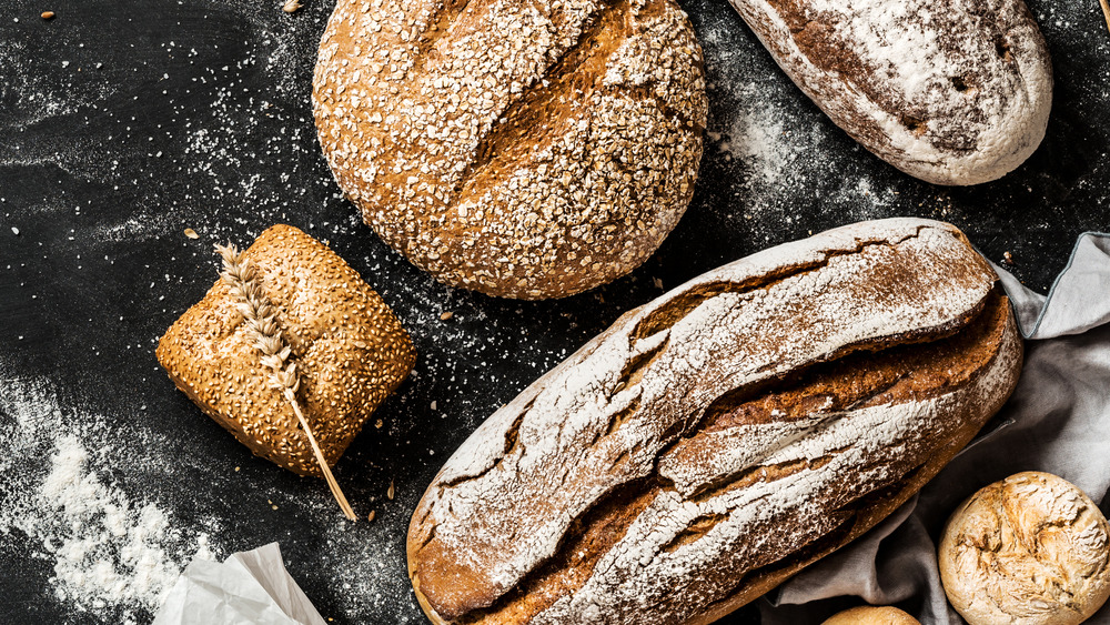 assorted bakery breads and cookies