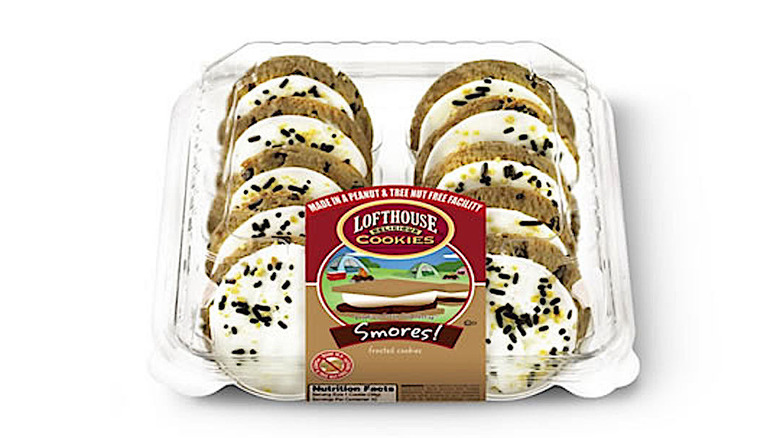 S'Mores Frosted Sandwich Cookies