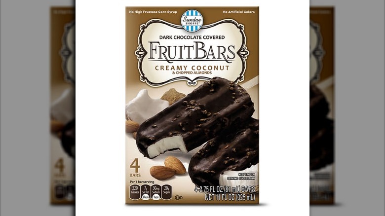 Dark Chocolate covered fruit bars/coconut
