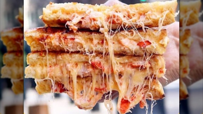 Extra cheesy grilled cheese
