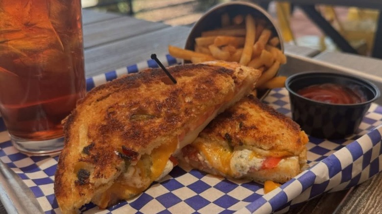 Grilled cheese and fries