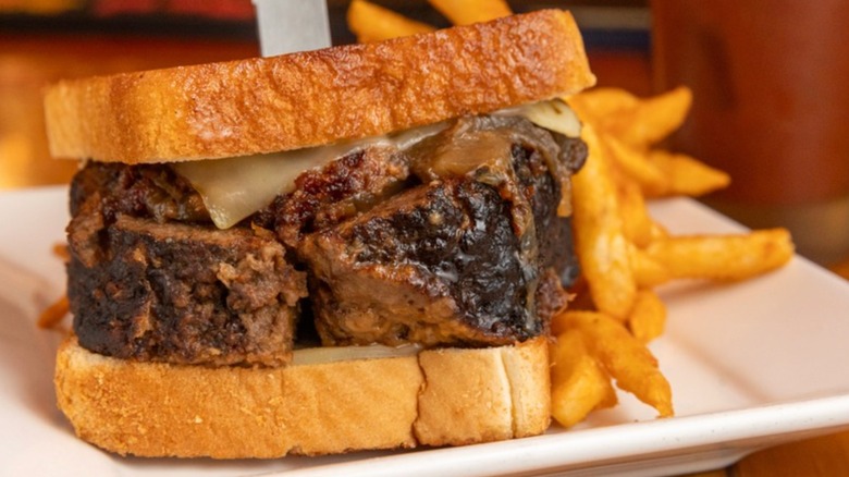 grilled cheese and fries
