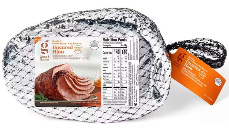 Good & Gather uncured spiral-sliced ham from Target