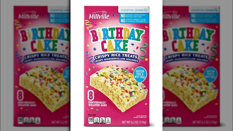 Millville Birthday Crispy Rice Treats