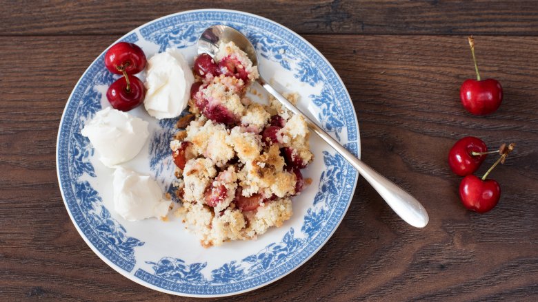 Pie filling dump cake