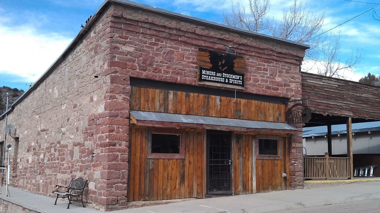 The front of Miners and Stockmen's Steakhouse & Spirits