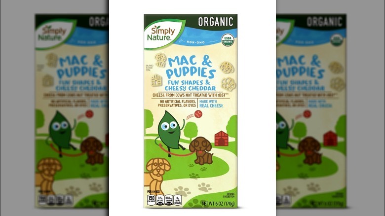 Simply Nature Organic Mac and Puppies box