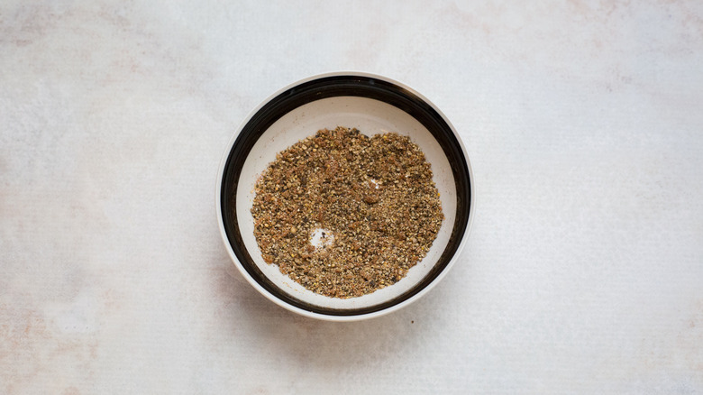 mixed spices in small bowl