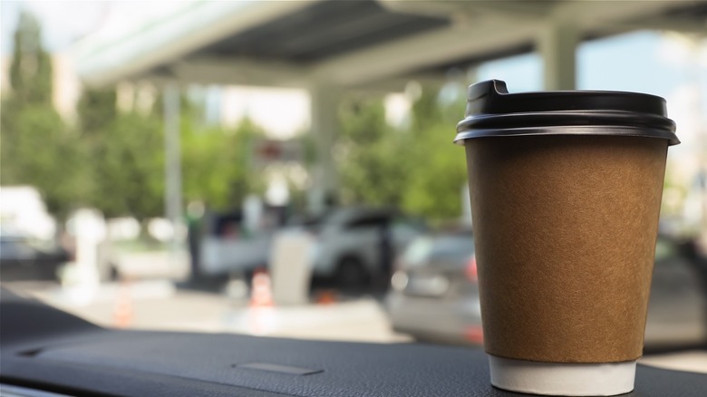 To-go convenience store coffee cup 