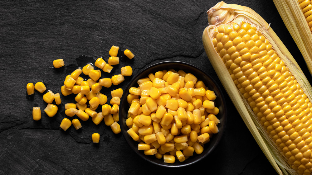 cooked corn in a bowl