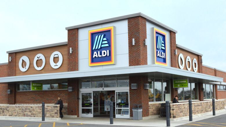 Outside of an Aldi