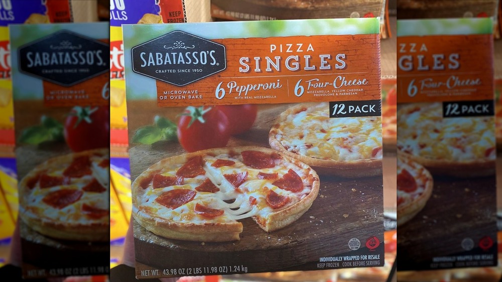 Sabatasso's frozen pizza singles