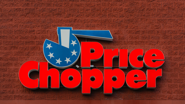 Price Chopper signage is pictured against a brick facade