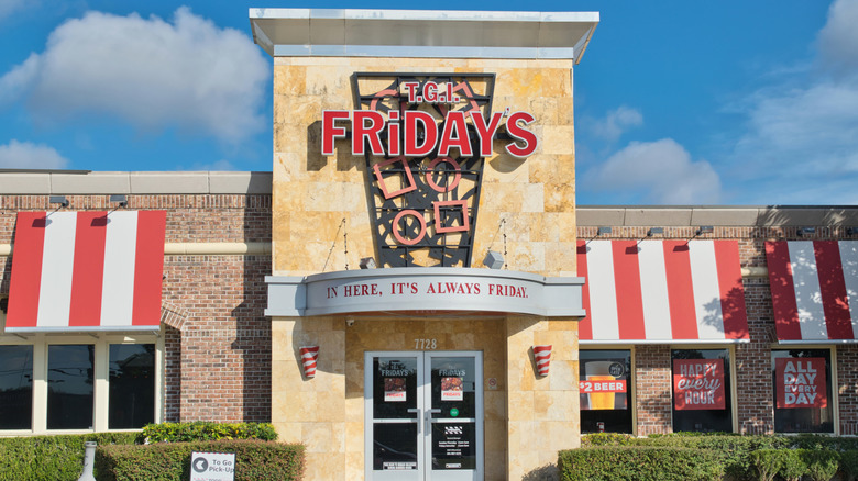 Exterior of a TGI Fridays restaurant