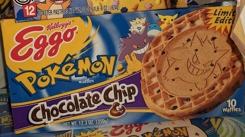 Pokémon chocolate chip Eggo waffles