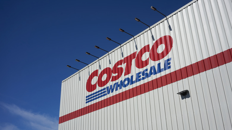 Costco store exterior against a blue sky