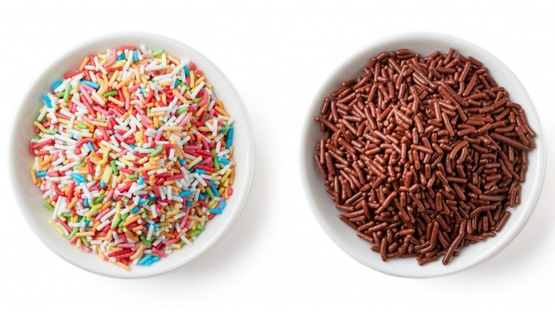 Bowls of sprinkles