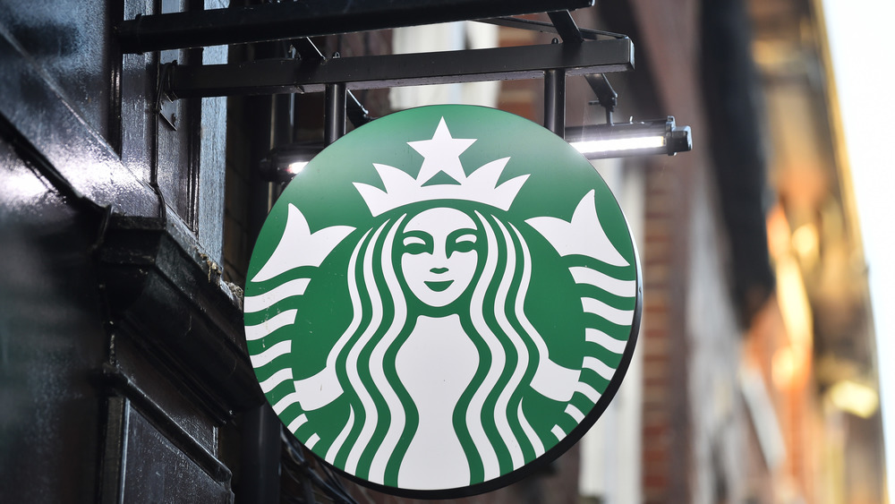 Starbucks sign and logo