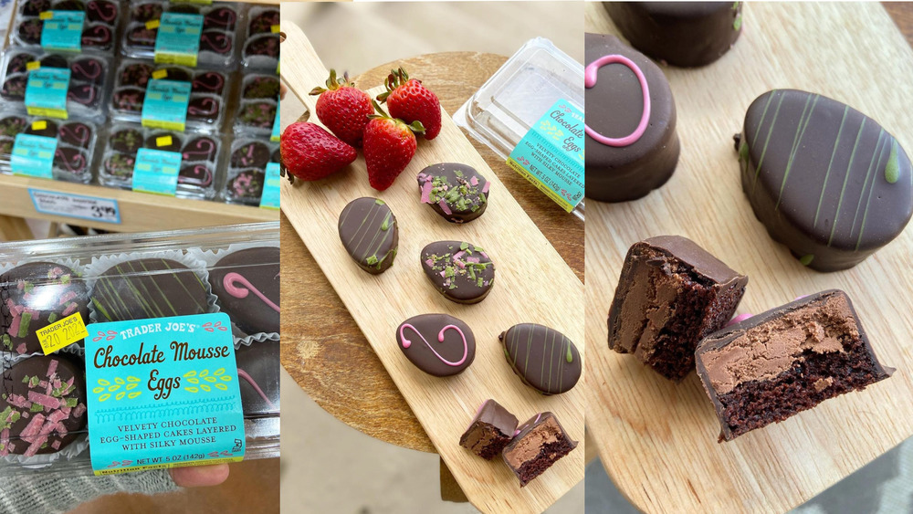 Trader Joe's chocolate mousse Easter eggs