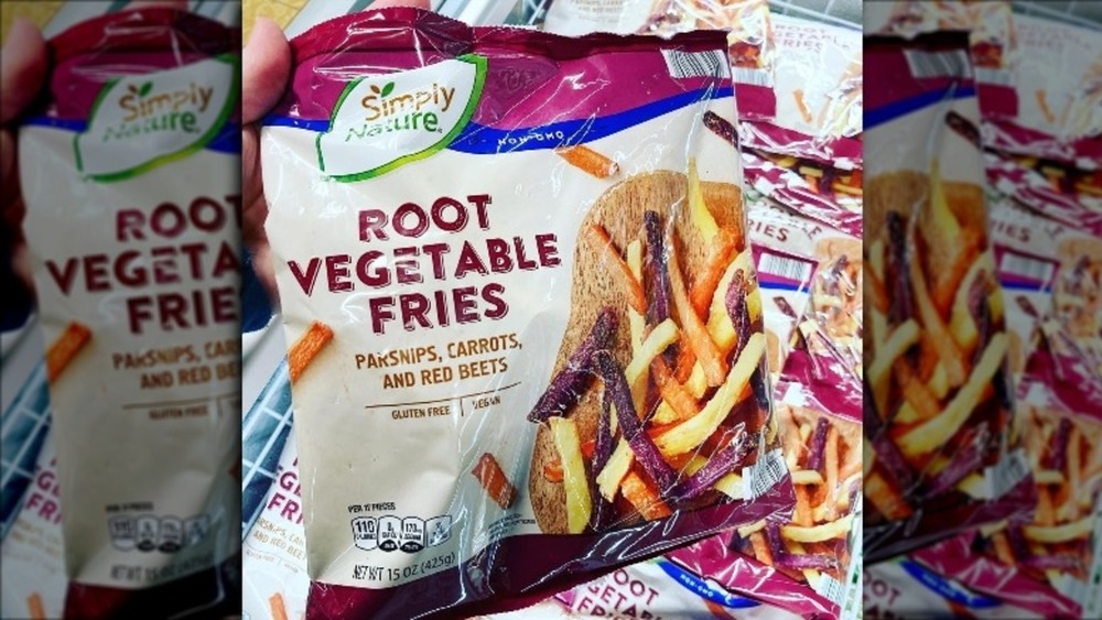 Bag of root fries from Aldli