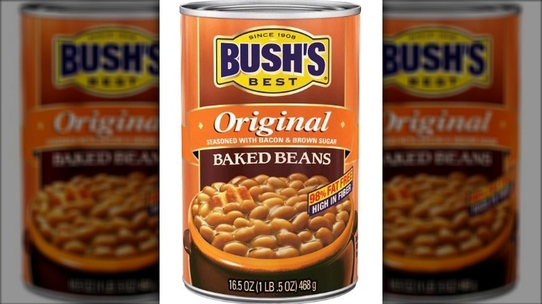 Can of bush's baked beans