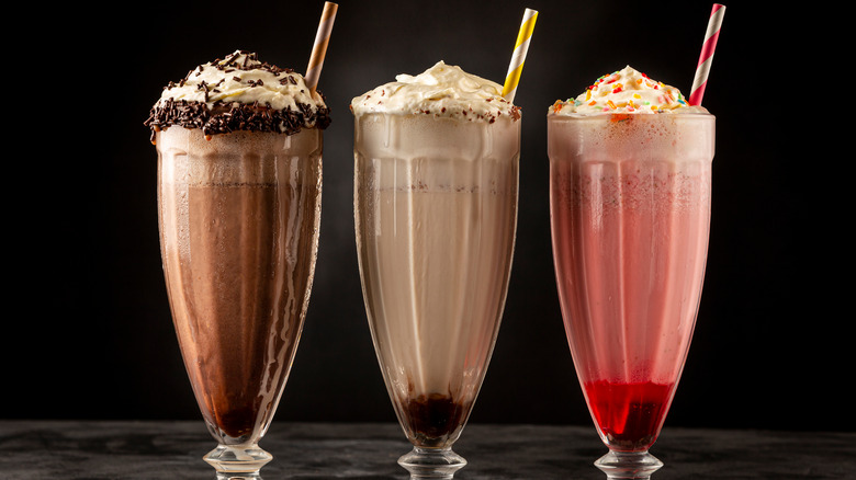 three milkshakes in a row