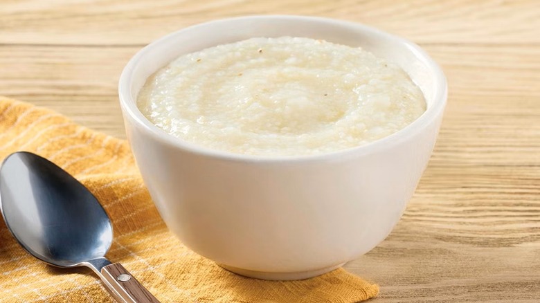 Bowl of Cracker Barrel grits
