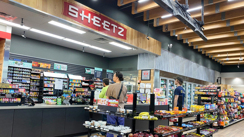 Interior of a Sheetz store