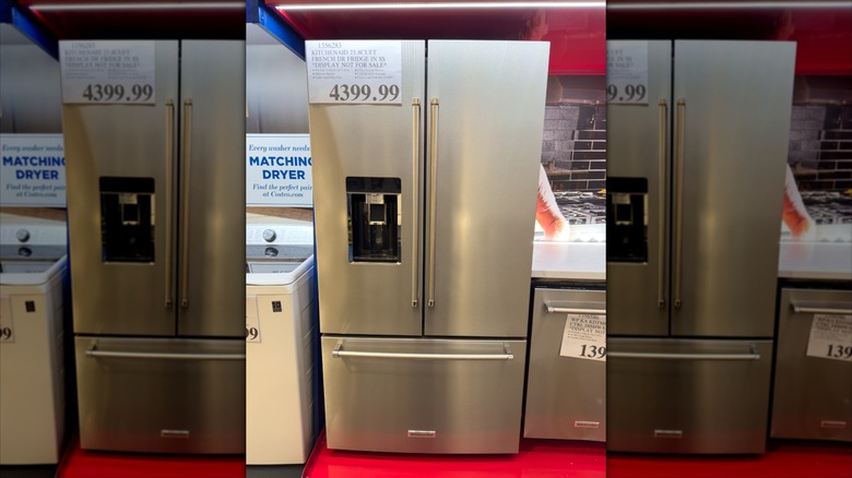 Refrigerator in Costco store