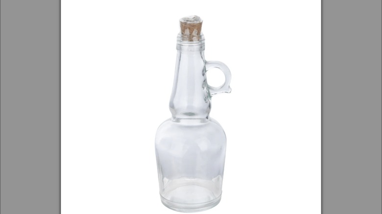 Dollar tree rustic glass bottle