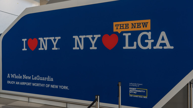 Laguardia Airport signage